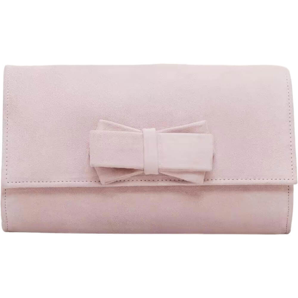 Phase Eight Bow Front Clutch Bag With Detachable Chain